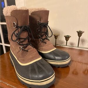 Men’s Sorel Caribou Winter Boots in “Bruno” size 15